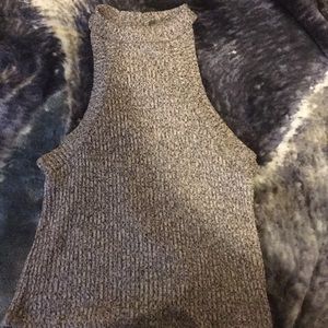 Gray women’s Charlotte Russe blouse